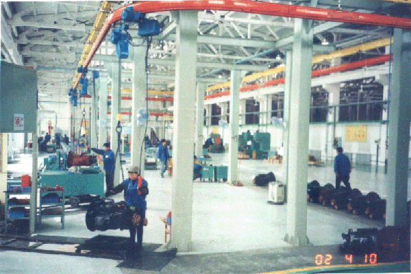 汽車變速器單軌環(huán)形輸送線